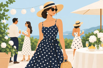Dressing for Summer Parties in Polka-Dot Style