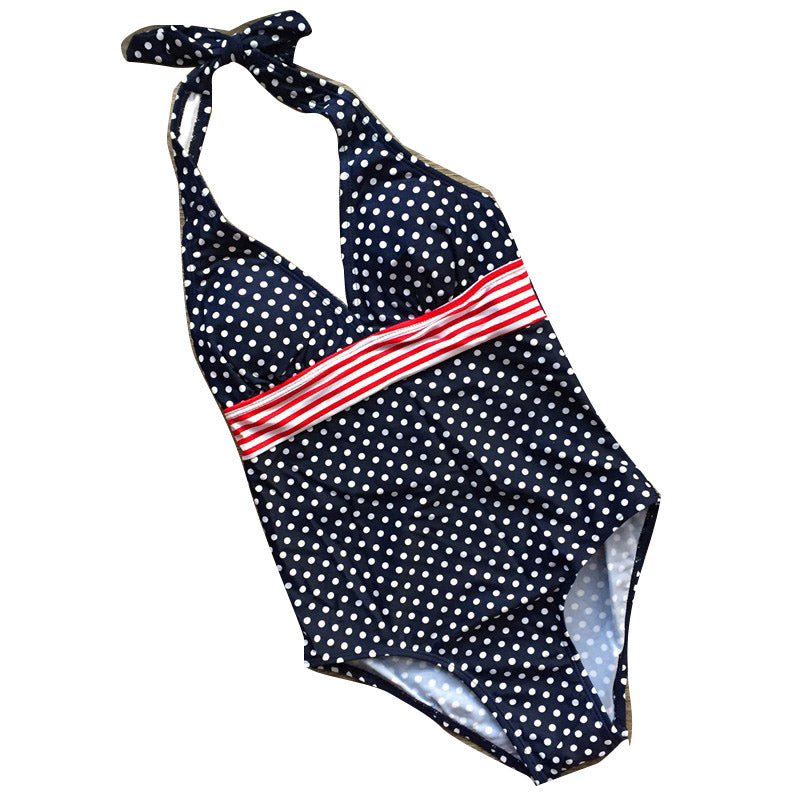 Children's Polka Dot One-Piece Swimsuit