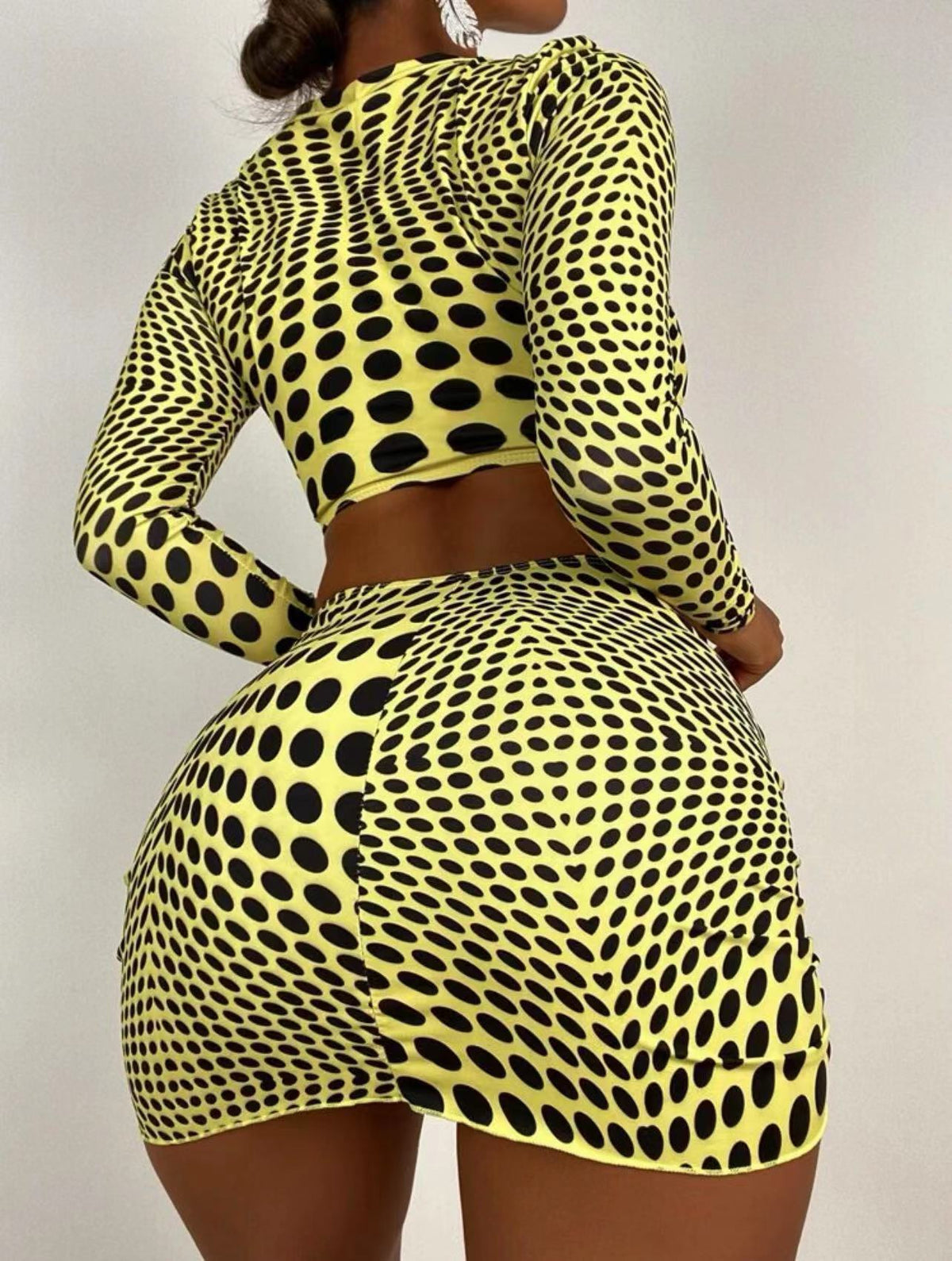Women's Polka Dot Swimsuit Three-piece Suit