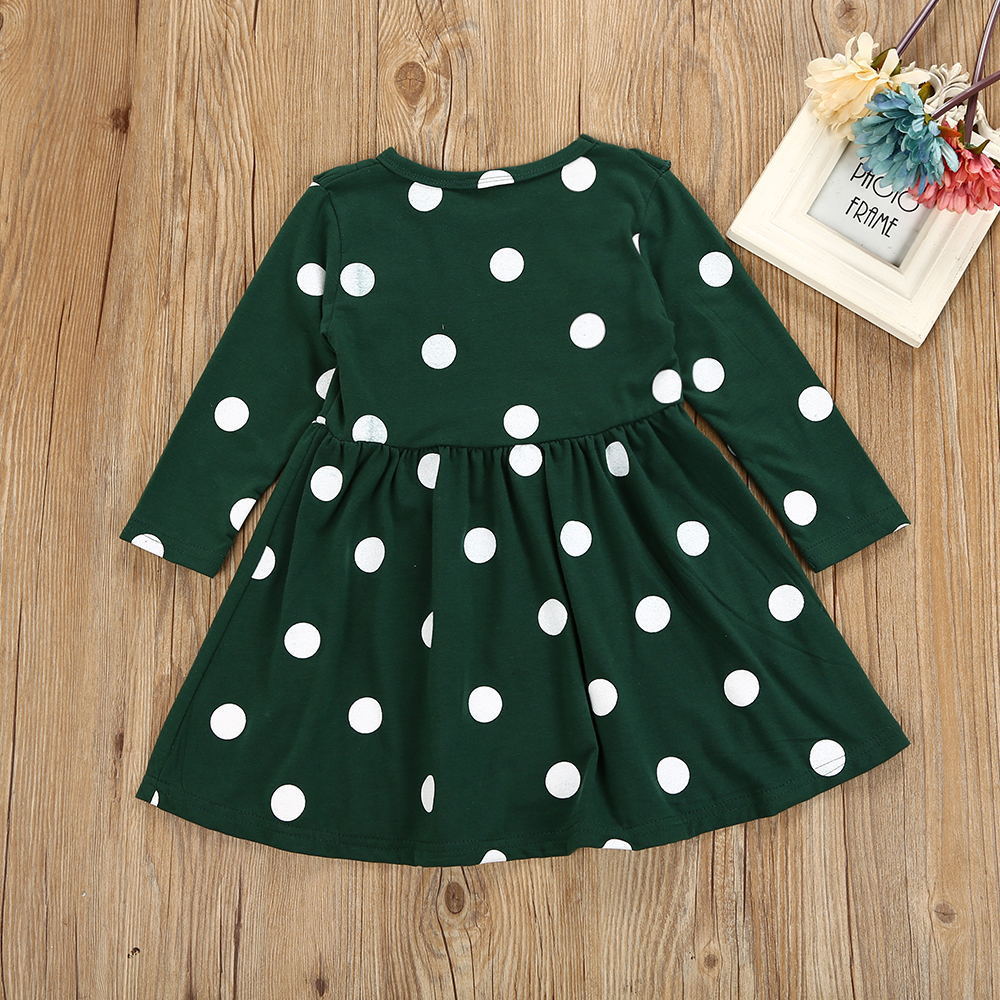 Polka Dot Long Sleeve Dress