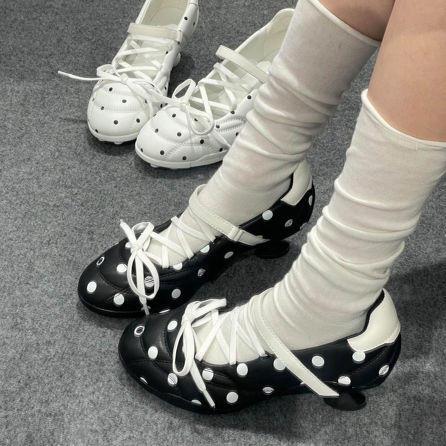 Rare Stylish Polka-dot High Heels For Women
