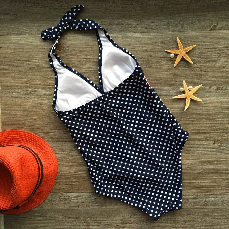 Children's Polka Dot One-Piece Swimsuit