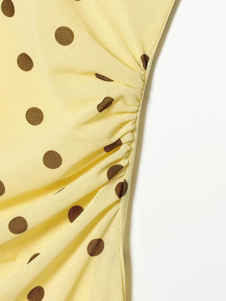 Women Summer Women's Polka Dot French Style Dress Elegant Women