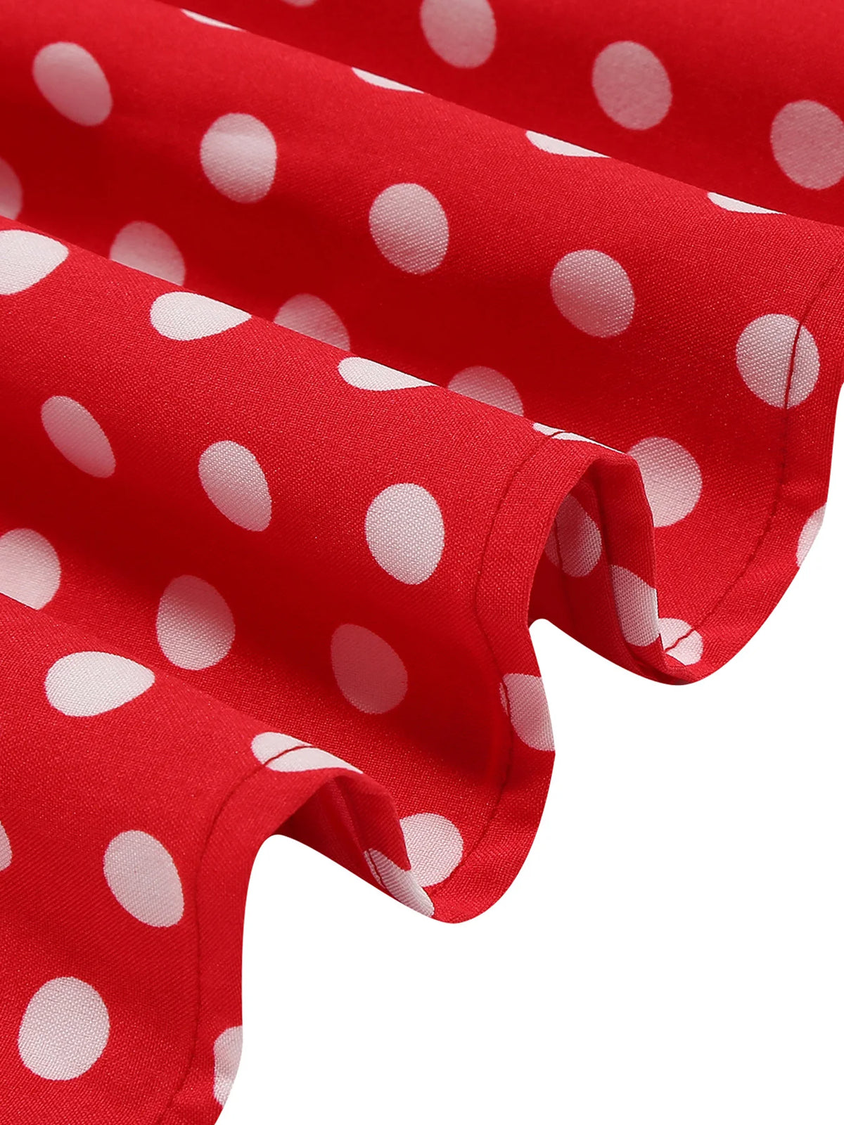 Tonval Bow Neck Halter Neck Polka Dot 50s Retro Party Clothes
