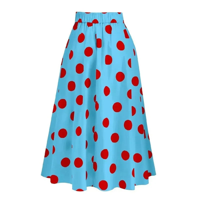 Southeast Asia One-Piece Retro Polka Dot Swimwear cover