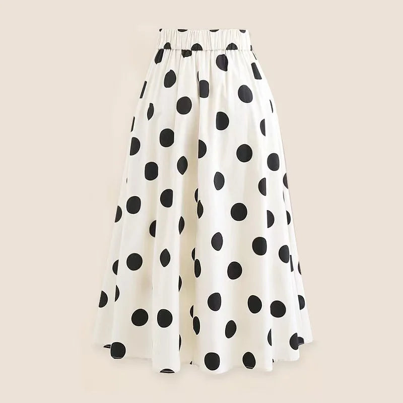 Southeast Asia One-Piece Retro Polka Dot Swimwear cover