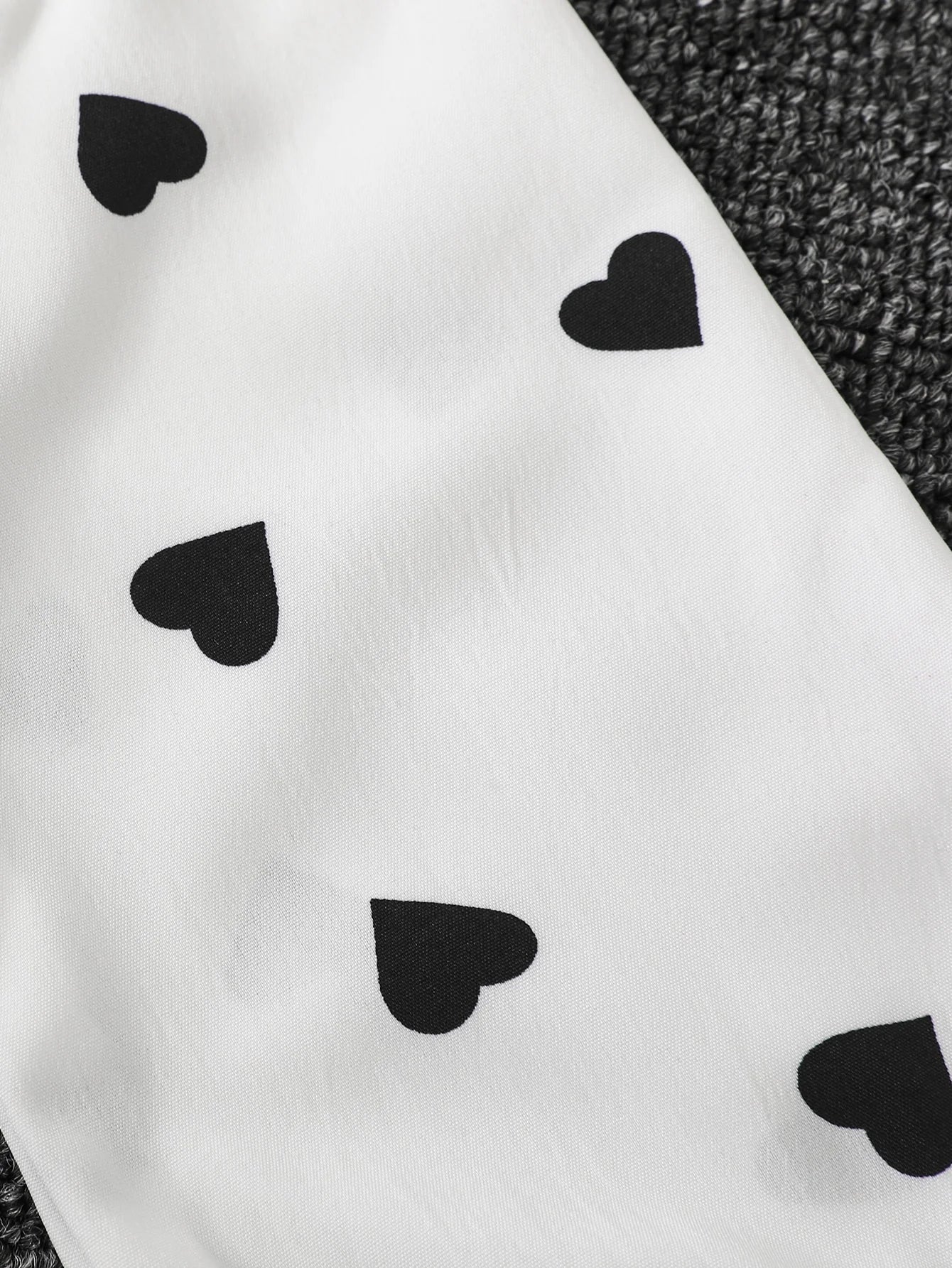 Girls Fashion Heart Shaped Polka Dot Girls (Small) Shirt