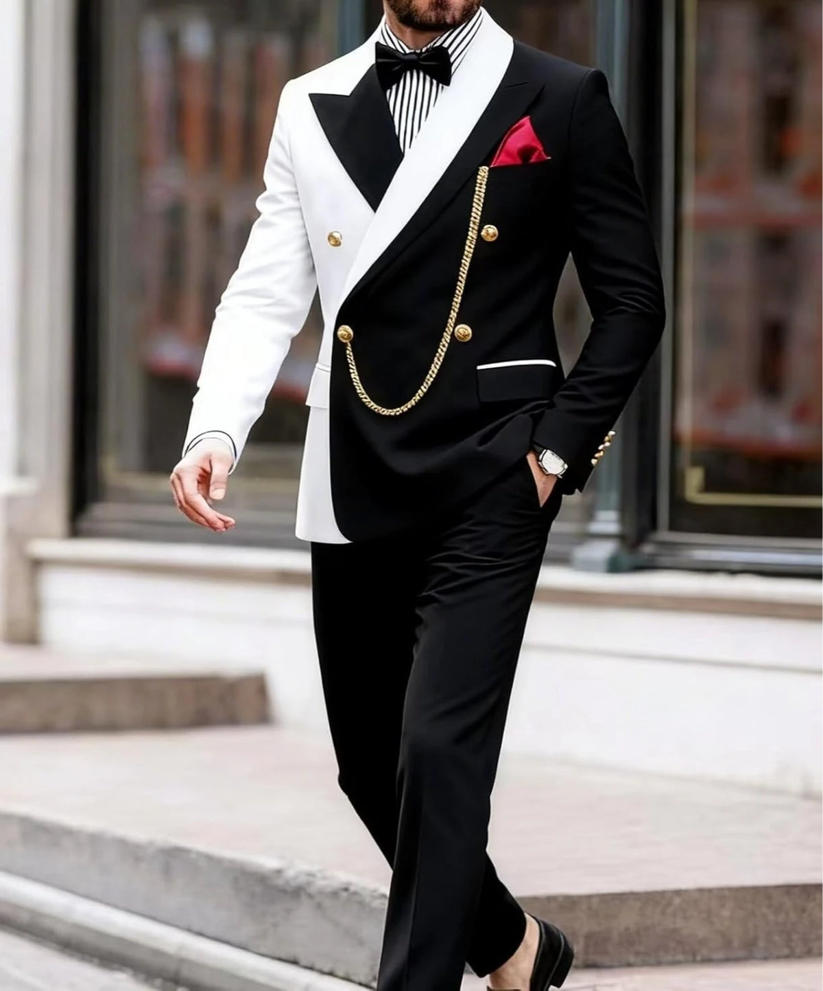 Men's 2-Piece Tuxedo Suit (Jacket + Pants)
