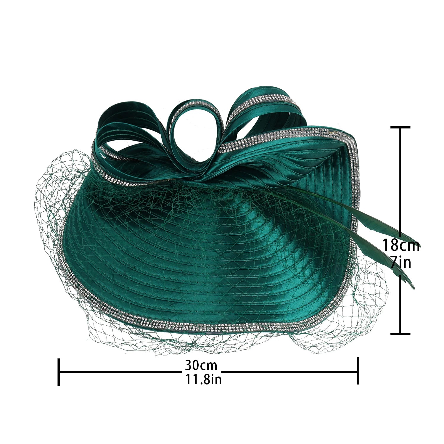 Elegant Women Derby Hats with Veil Headband Tea Party Hat