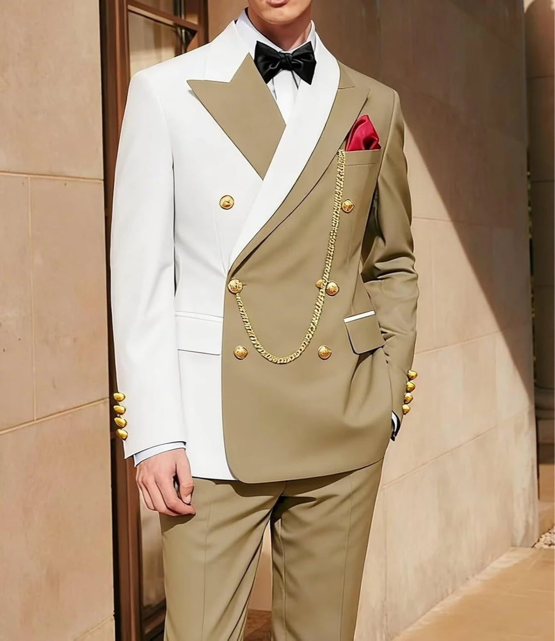 Men's 2-Piece Tuxedo Suit (Jacket + Pants)