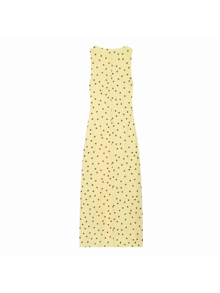 Women Summer Women's Polka Dot French Style Dress Elegant Women