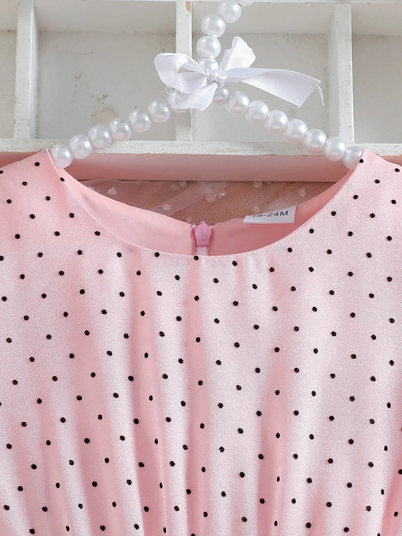 Puff sleeves Toddler Girl Summer Children Polka dots Dresses