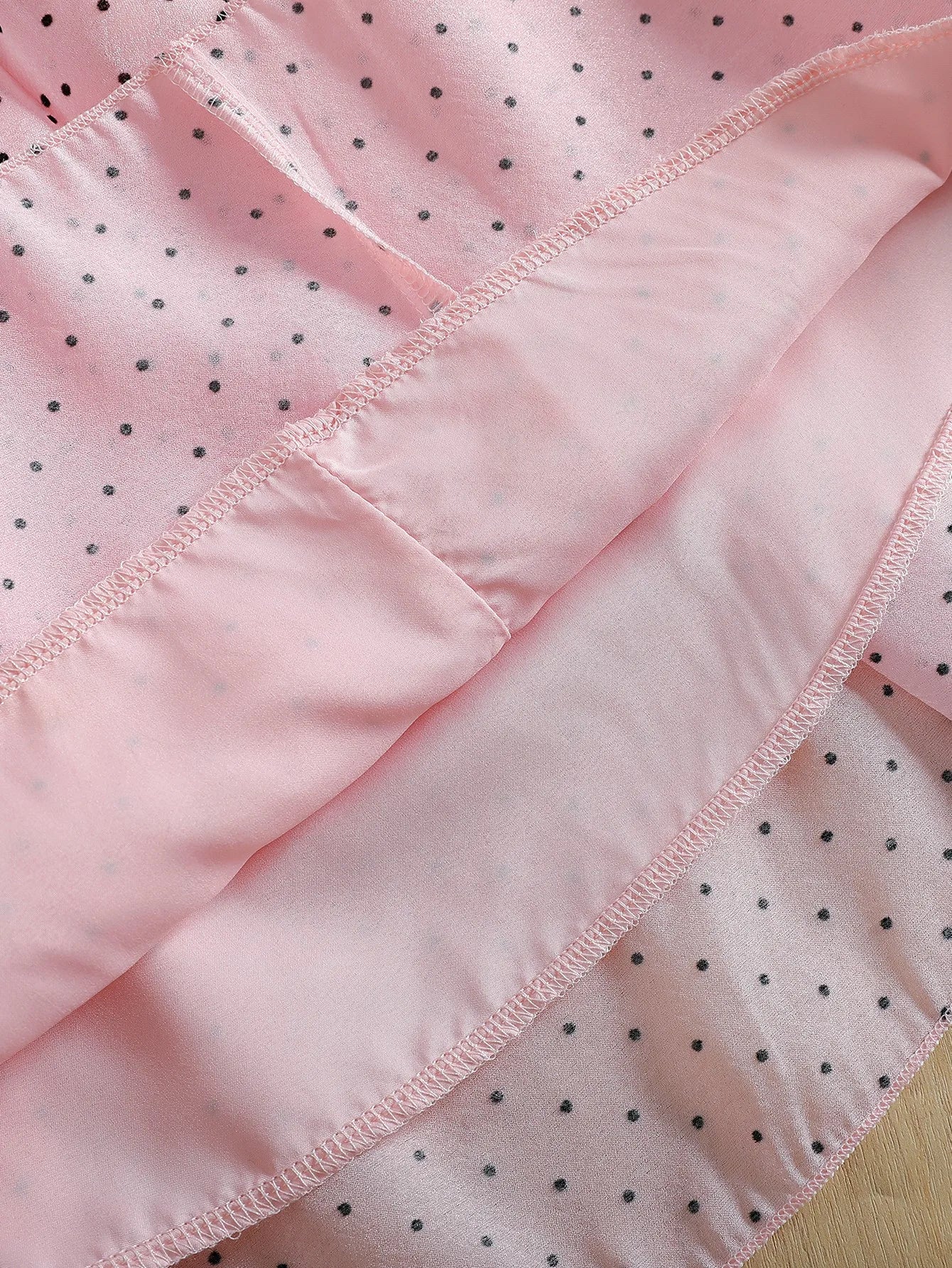 Puff sleeves Toddler Girl Summer Children Polka dots Dresses