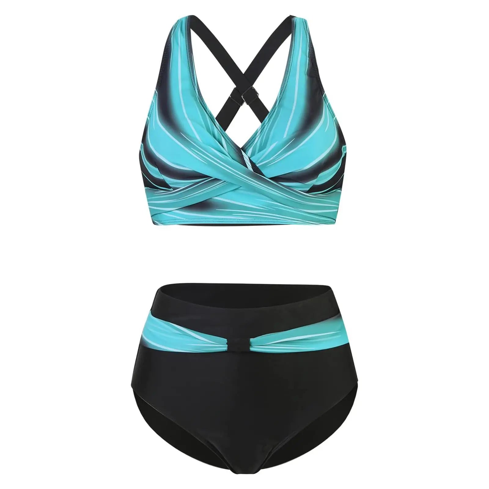 Sexy Polka Dot High Waist Bikini Push Up Swimsuit Female