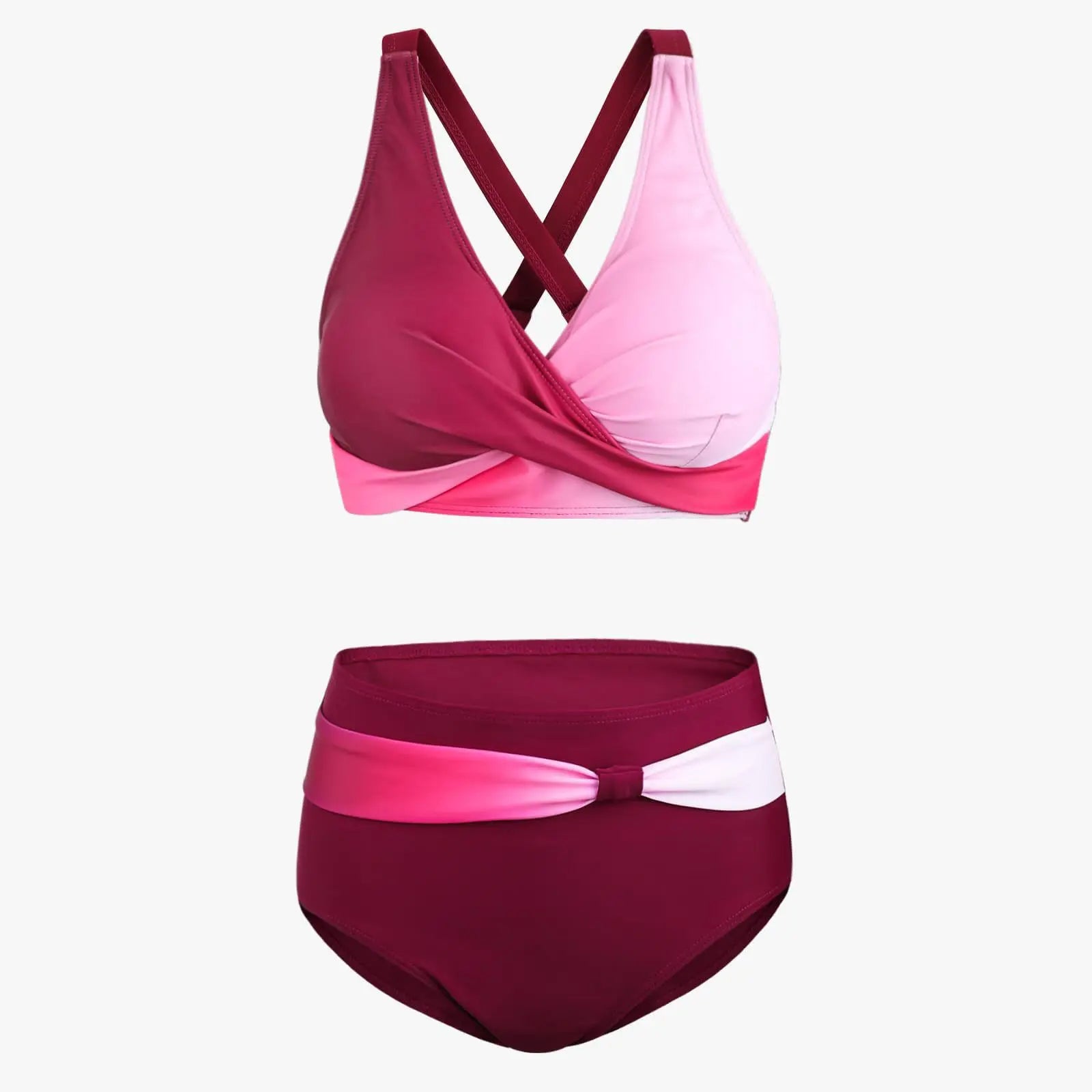 Sexy Polka Dot High Waist Bikini Push Up Swimsuit Female