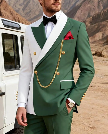 Men's 2-Piece Tuxedo Suit (Jacket + Pants)