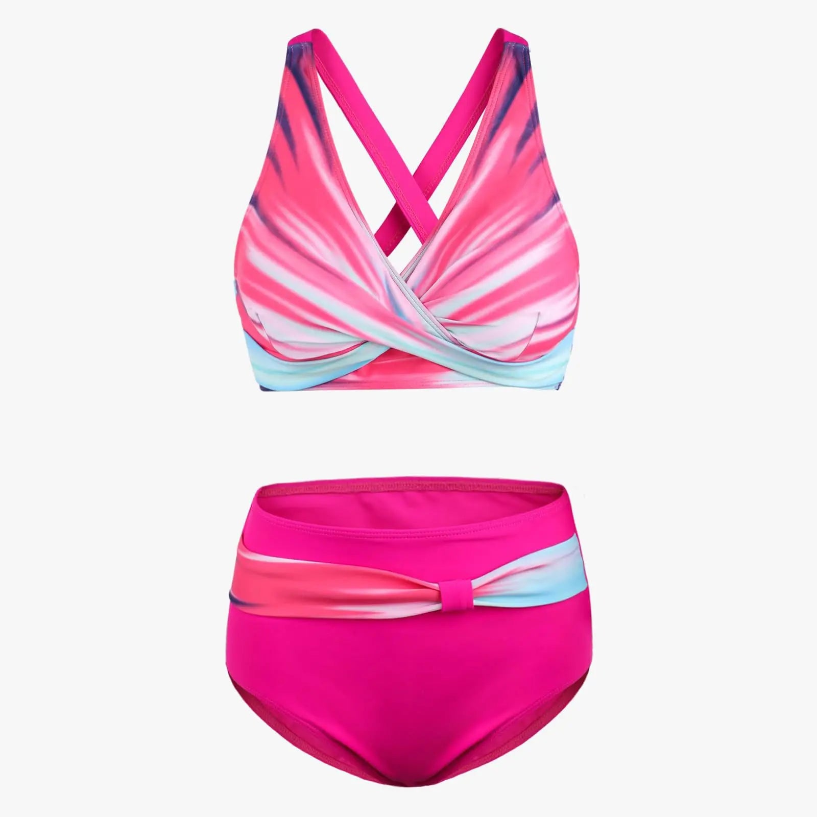 Sexy Polka Dot High Waist Bikini Push Up Swimsuit Female
