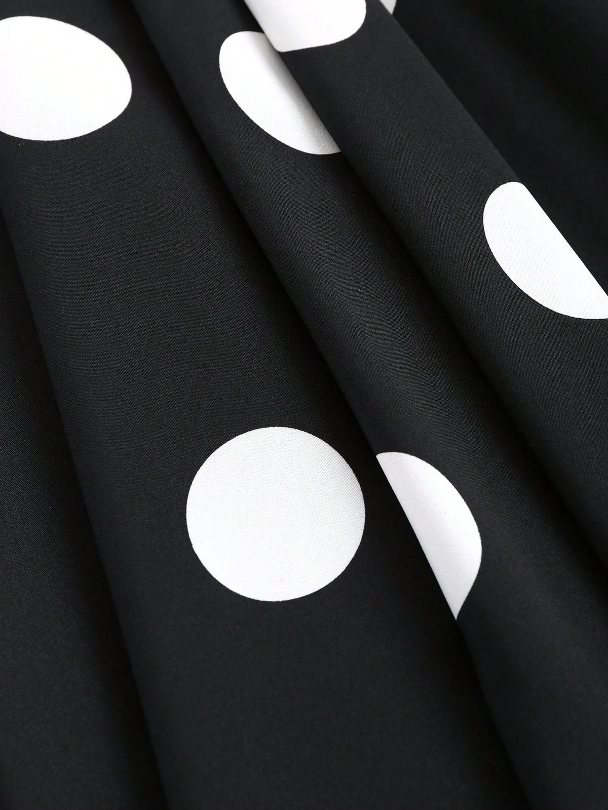Fashionable Women's Polka Dot Printed Sleeveless V-Neck Dress Maxi Women Outfit