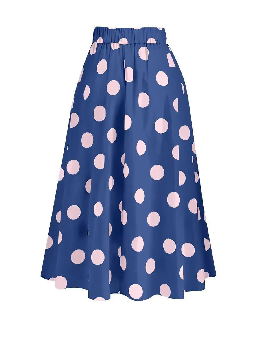 Southeast Asia One-Piece Retro Polka Dot Swimwear cover