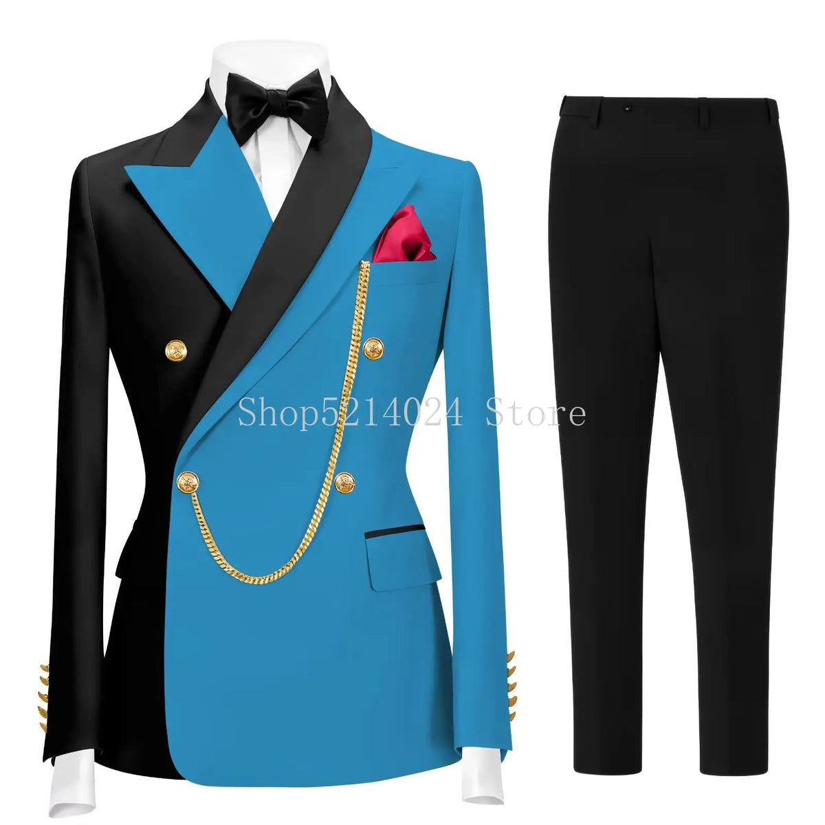 Men's 2-Piece Tuxedo Suit (Jacket + Pants)