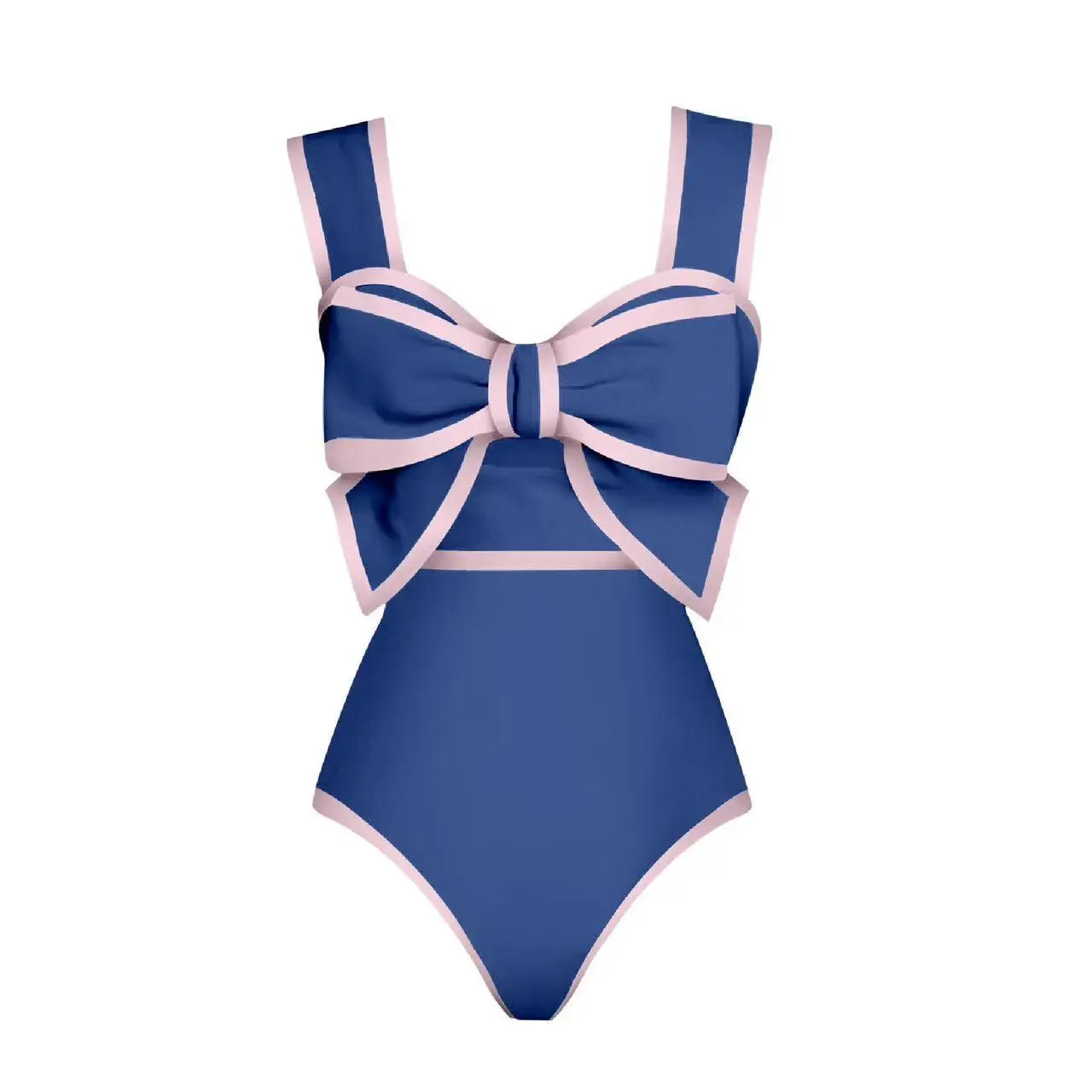 Southeast Asia One-Piece Retro Polka Dot Swimwear cover