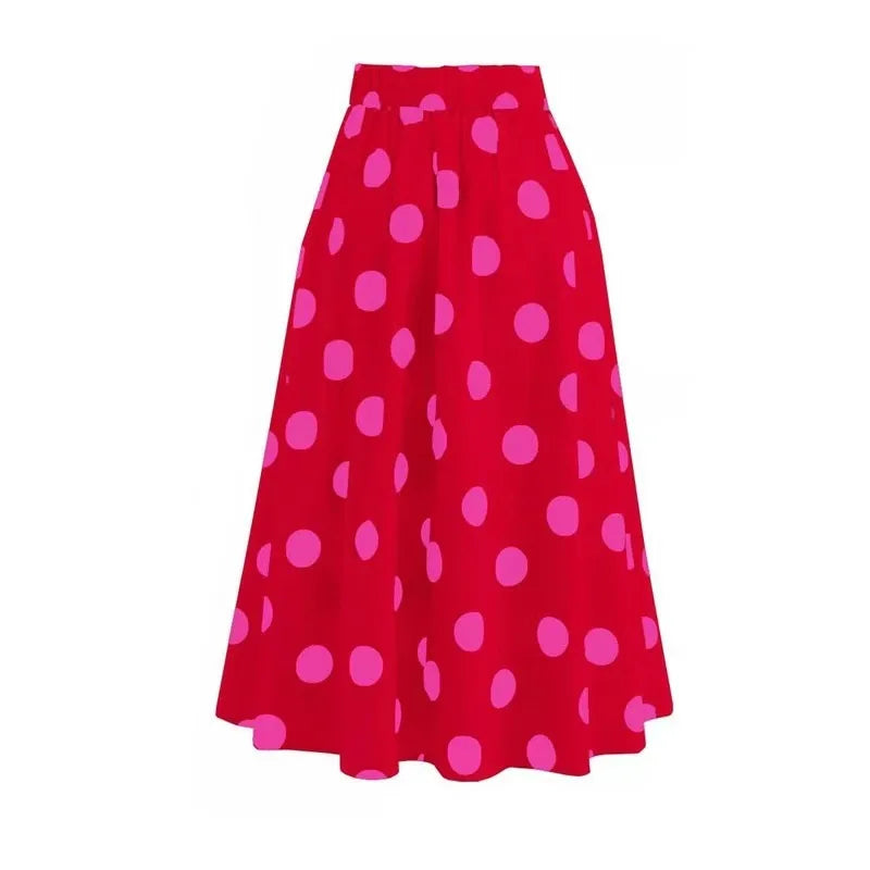 Southeast Asia One-Piece Retro Polka Dot Swimwear cover