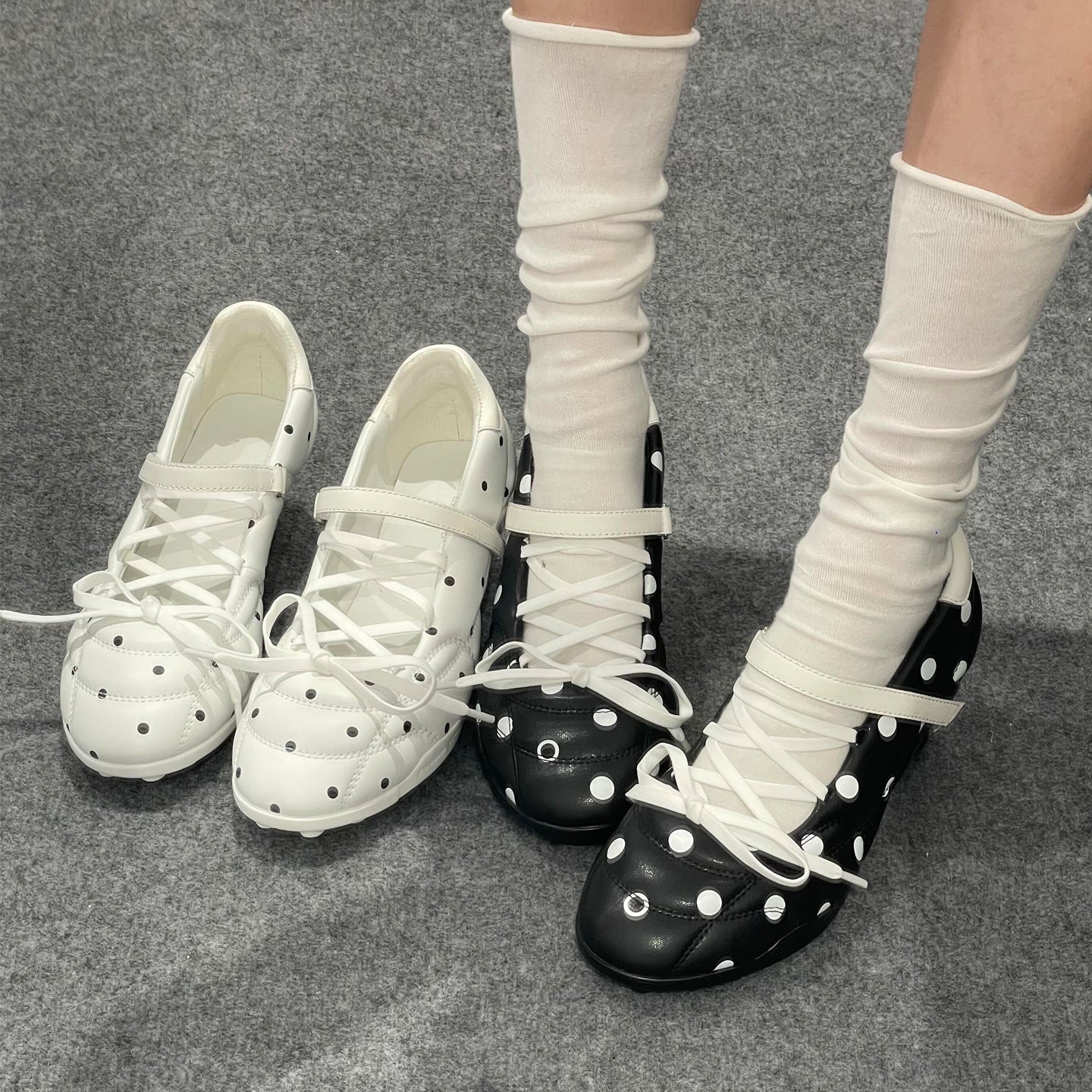 Rare Stylish Polka-dot High Heels For Women