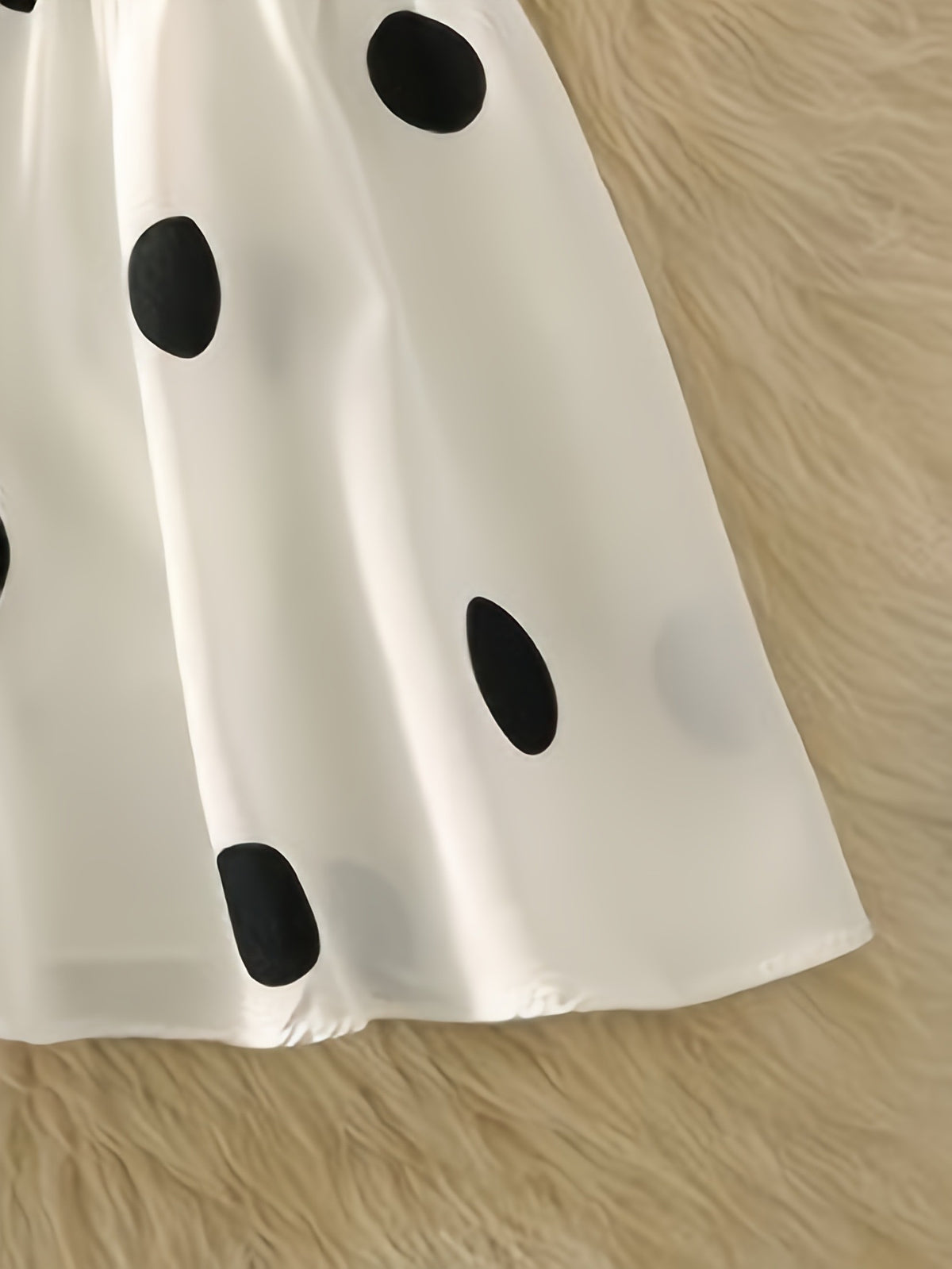 Womens Chiffon Blouse With Floral And Polka-Dot Patterns